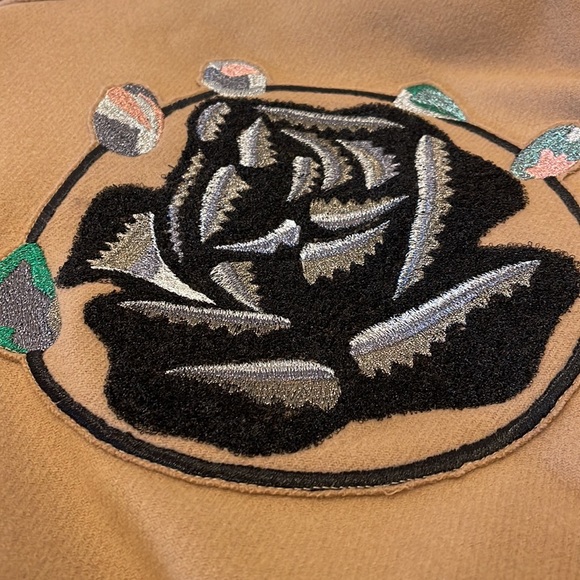 NWT JW Anderson Embroidered Wool Shearling Bomber Jacket - Picture 10 of 11